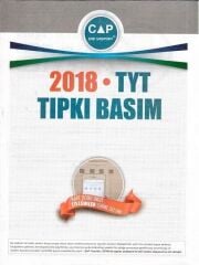 Çap Yayınları TYT 2018 Tıpkı Basım