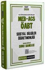 Pegem 2026 ÖABT MEB-AGS Sosyal Bilgiler Öğretmenliği Soru Bankası Çözümlü Pegem Akademi Yayınları