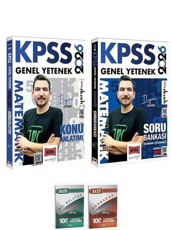 Yargı + Anla Kazan 2026 KPSS Matematik Konu + Soru Bankası 2 li Set