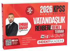 İndeks Akademi 2026 KPSS Vatandaşlık Rehberi Video Destekli Genel Tekrar İndeks Akademi Yayıncılık