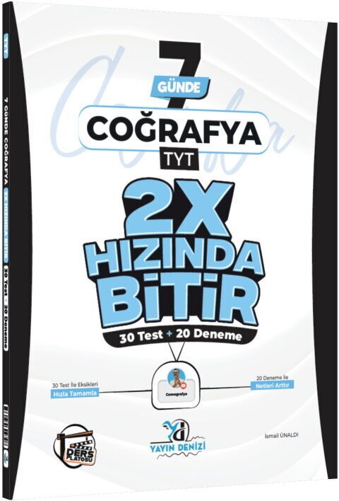 Yayın Denizi TYT Coğrafya 2X Hızında Bitir Deneme