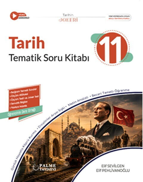 2027 Palme Yayınları 11. Sınıf Tarih Joker Tematik Soru Kitabı