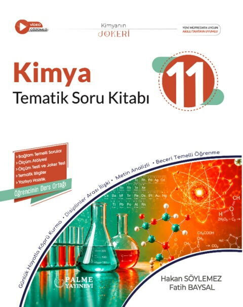 2027 Palme Yayınları 11. Sınıf Kimya Joker Tematik Soru Kitabı