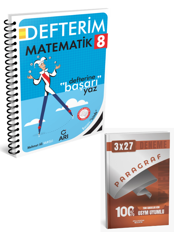Arı 2027 8. Sınıf Matematik Akıllı Defteri+ Anla Kazan Paragraf