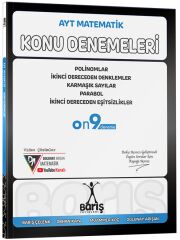 Barış YKS AYT Matematik Polinomlar, İkinci Dereceden Denklemler - Eşitsizlikler, Karmaşık, Sayılar ve Parabol Konu Denemeleri - Barış Çelenk Barış Yayınları