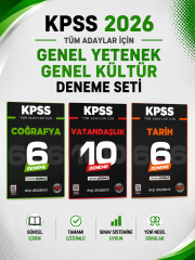 KPSS Tüm Adaylar İçin Tarih Coğrafya Vatandaşık Deneme EVP Akademi