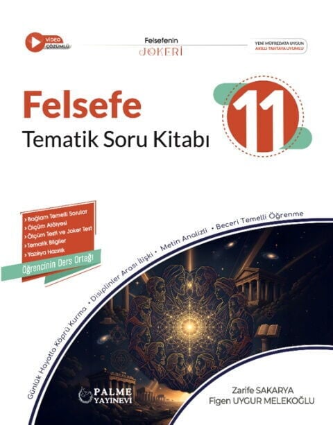 2027 Palme Yayınları 11. Sınıf Felsefe Joker Tematik Soru Kitabı