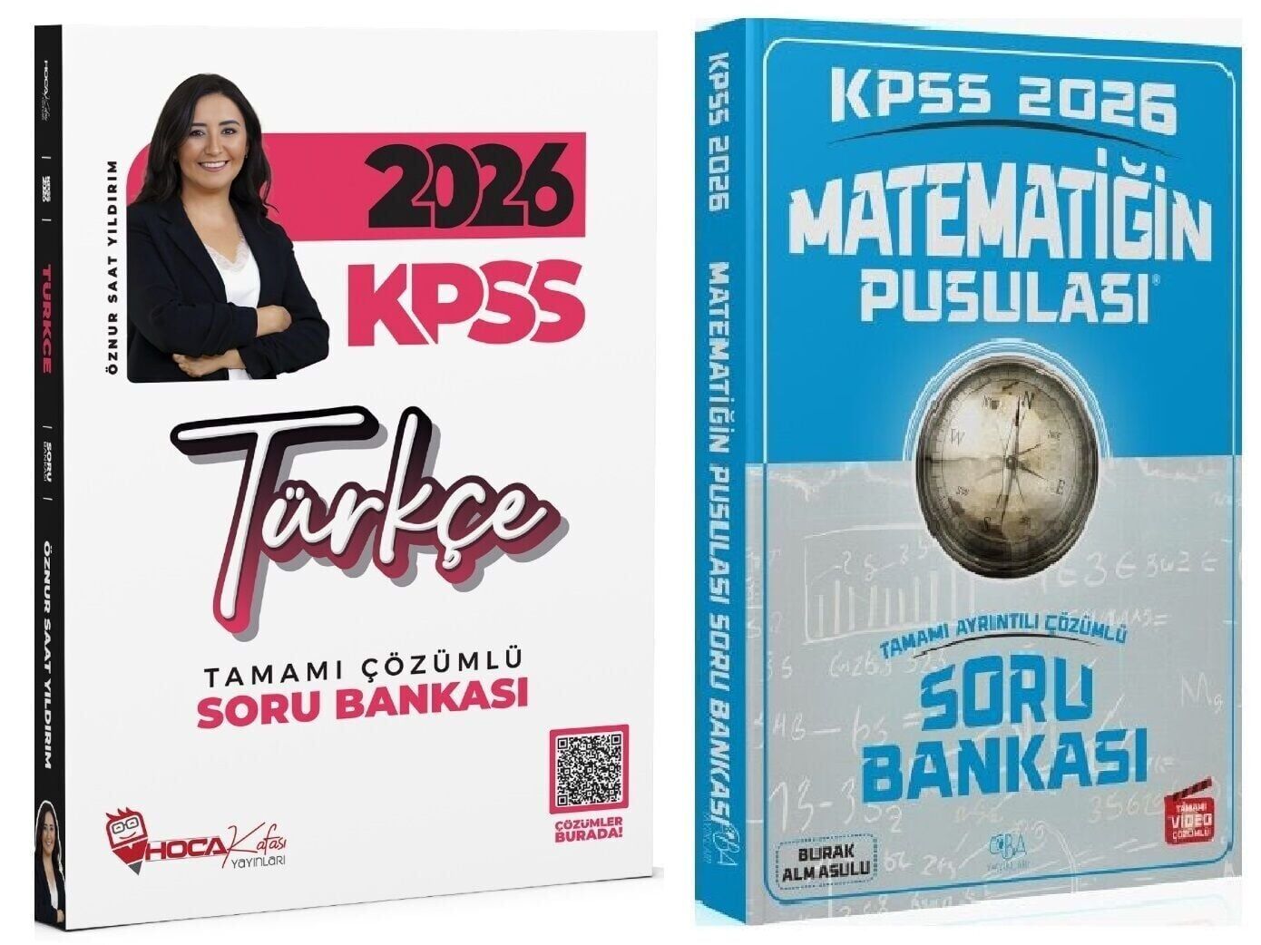 Hoca Kafası + CBA 2026 KPSS Türkçe + Matematik Soru Bankası 2 li Set - Öznur Saat Yıldırım Hoca Kafası + CBA Yayınları