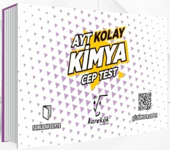 Karekök Yayınları AYT Kimya Kolay Cep Test