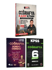 Mehmet Eğit 2026 KPSS Coğrafya Kamp Kitabı & Coğrafya Deneme & Evp Akademi Coğrafya Deneme Seti