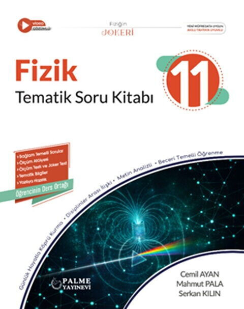 2027 Palme Yayınları 11. Sınıf Fizik Joker Tematik Soru Kitabı