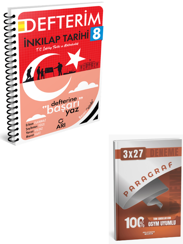 Arı 2027 8. Sınıf Sosyalimo Akıllı İnkılap Tarihi Defteri+ Anla Kazan Paragraf