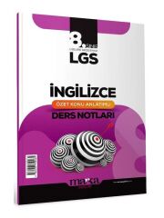 Marka 2025 8. Sınıf LGS İngilizce Özet Konu Anlatımlı Ders Notları Marka Yayınları