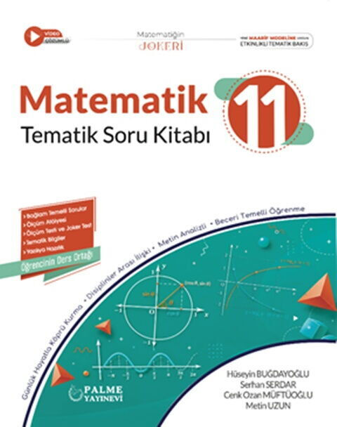 2027 Palme Yayınları 11. Sınıf Matematik Joker Tematik Soru Kitabı