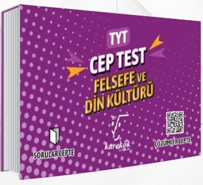 Karekök Yayınları TYT Felsefe ve Din Kültürü Cep Test