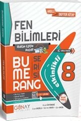 Günay Yayınları 8. Sınıf Fen Bilimleri Etkinlikli Bumerang Serisi Akıllı Defter