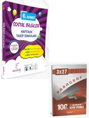 Karekök 2027 6. Sınıf Sosyal Bilgiler Haftalık Takip Sınavları+Anla Kazan Paragraf Deneme