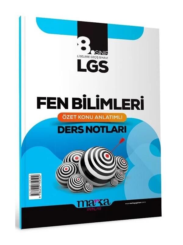 Marka 2025 8. Sınıf LGS Fen Bilimleri Özet Konu Anlatımlı Ders Notları Marka Yayınları