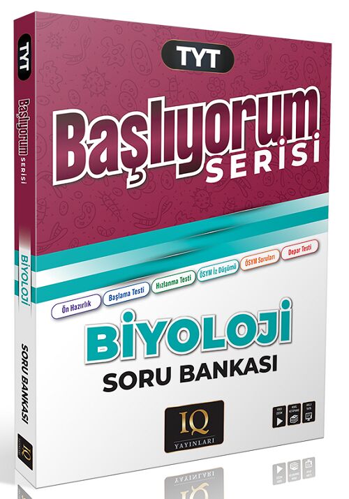 IQ Yayınları YKS TYT Biyoloji Başlıyorum Soru Bankası IQ Yayınları