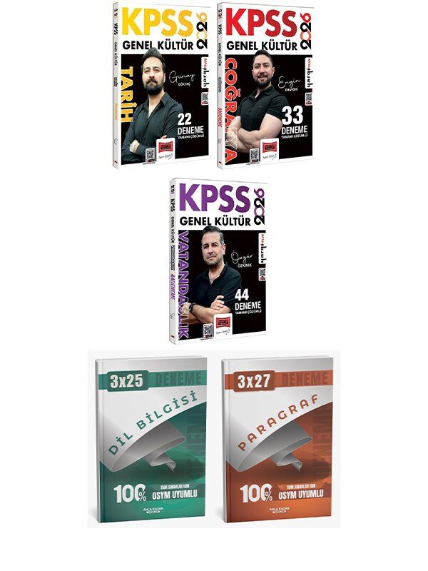 Yargı 2026 KPSS Tarih + Coğrafya + Vatandaşlık 99 Deneme 3 lü Anla Kazan Deneme