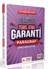 Paraf Yayınları TYT Paragraf Z Takımı 10 Günde Temel Atma Garanti Video Ders Kitabı