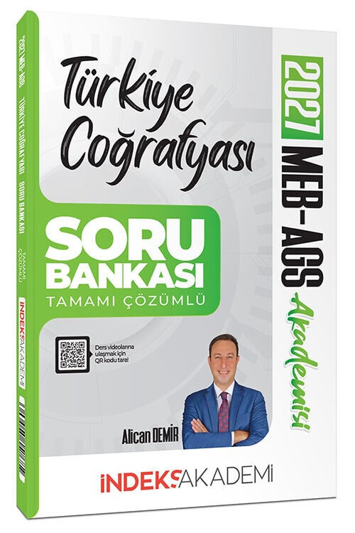 İndeks Akademi 2027 MEB-AGS Akademisi Türkiye Coğrafyası Soru Bankası Çözümlü - Alican Demir