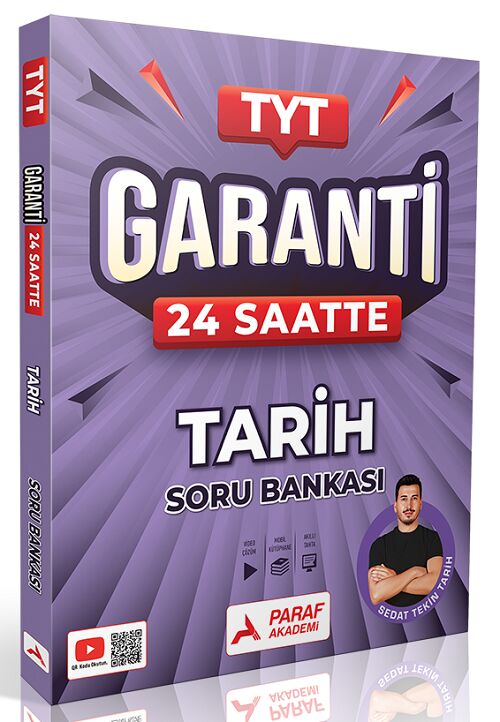 Paraf Yayınları TYT Sedat Tekin Tarih 24 Saatte Garanti Soru Bankası