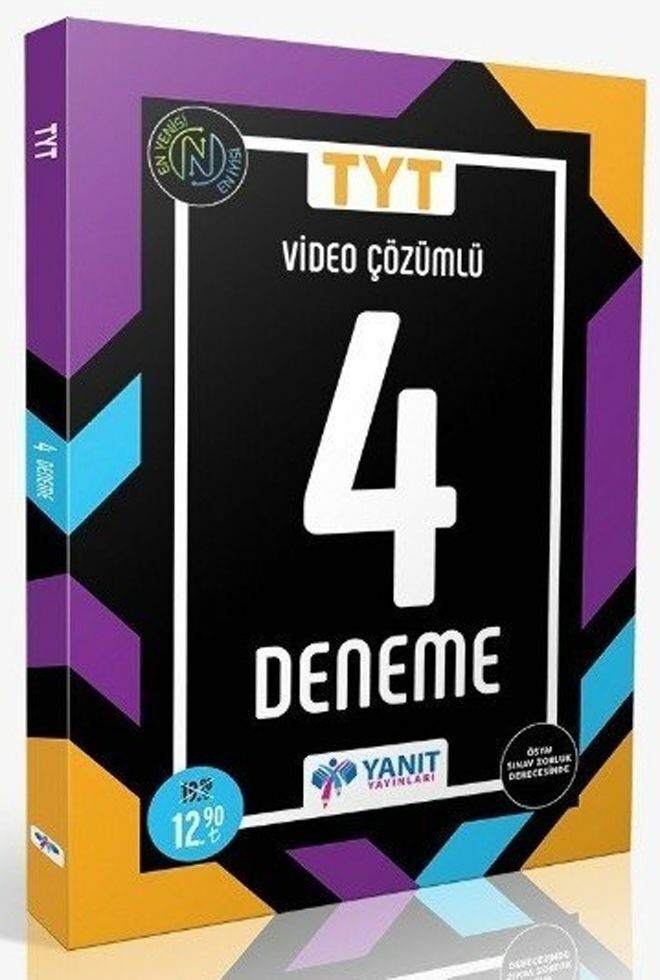 Yanıt Yayınları TYT Video Çözümlü 4 Deneme