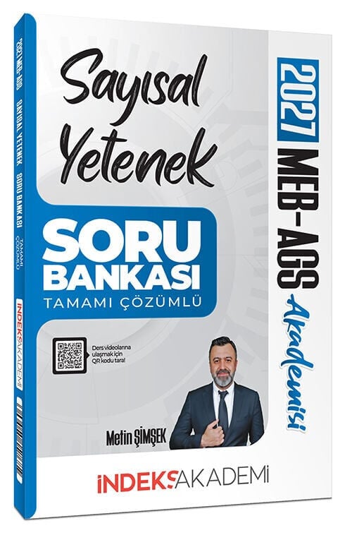 İndeks Akademi 2027 MEB-AGS Akademisi Sayısal Yetenek Soru Bankası Çözümlü - Metin Şimşek