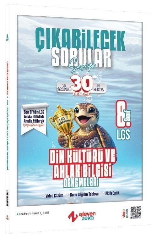 İşleyen Zeka 8. Sınıf LGS Din Kültürü ve Ahlak Bilgisi Çıkabilecek Sorular 30 Deneme İşleyen Zeka Yayınları