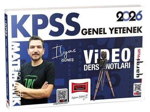 Yargı 2026 KPSS Matematik Video Ders Notları - İlyas Güneş Yargı Yayınları