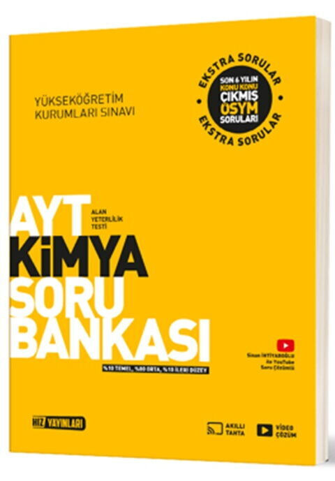 2027 Hız Yayınları AYT Kimya Soru Bankası