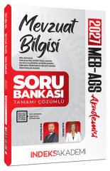 İndeks Akademi 2027 MEB-AGS Akademisi Mevzuat Bilgisi Soru Bankası Çözümlü - Emrah Vahap Özkaraca, Zeynep Salman İçli