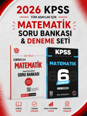 Pegem 2026 KPSS Ezberbozan Matematik Soru Bankası & KPSS Matematik 6 Deneme EVP Akademi Seti