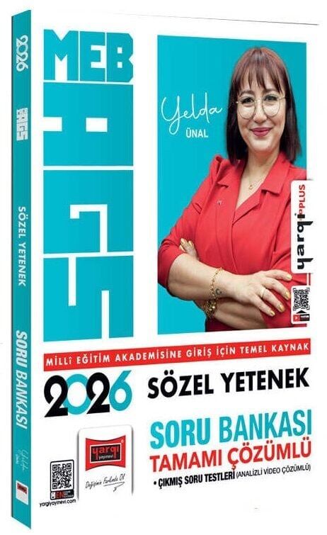 Yargı 2026 MEB-AGS Sözel Yetenek Soru Bankası Çözümlü - Yelda Ünal Yargı Yayınları