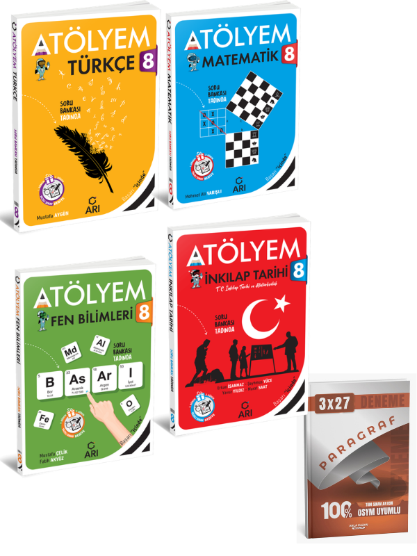 Arı 2027 8. Sınıf Tüm Dersler Atölyem Set+ Anla Kazan Paragraf