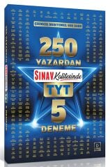 Sınav YKS TYT Tüm Dersler 250 Yazardan Sınav Kalitesinde 5 Deneme Çözümlü Sınav Yayınları