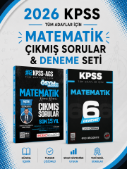 İndeks 2026 KPSS Matematik Son 15 Yıl Çıkmış Sorular & KPSS Matematik 6 Deneme EVP Akademi