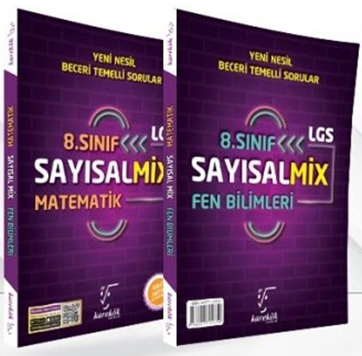 Karekök Yayınları 8. Sınıf LGS Sayısal Mix Matematik ve Fen Bilimleri