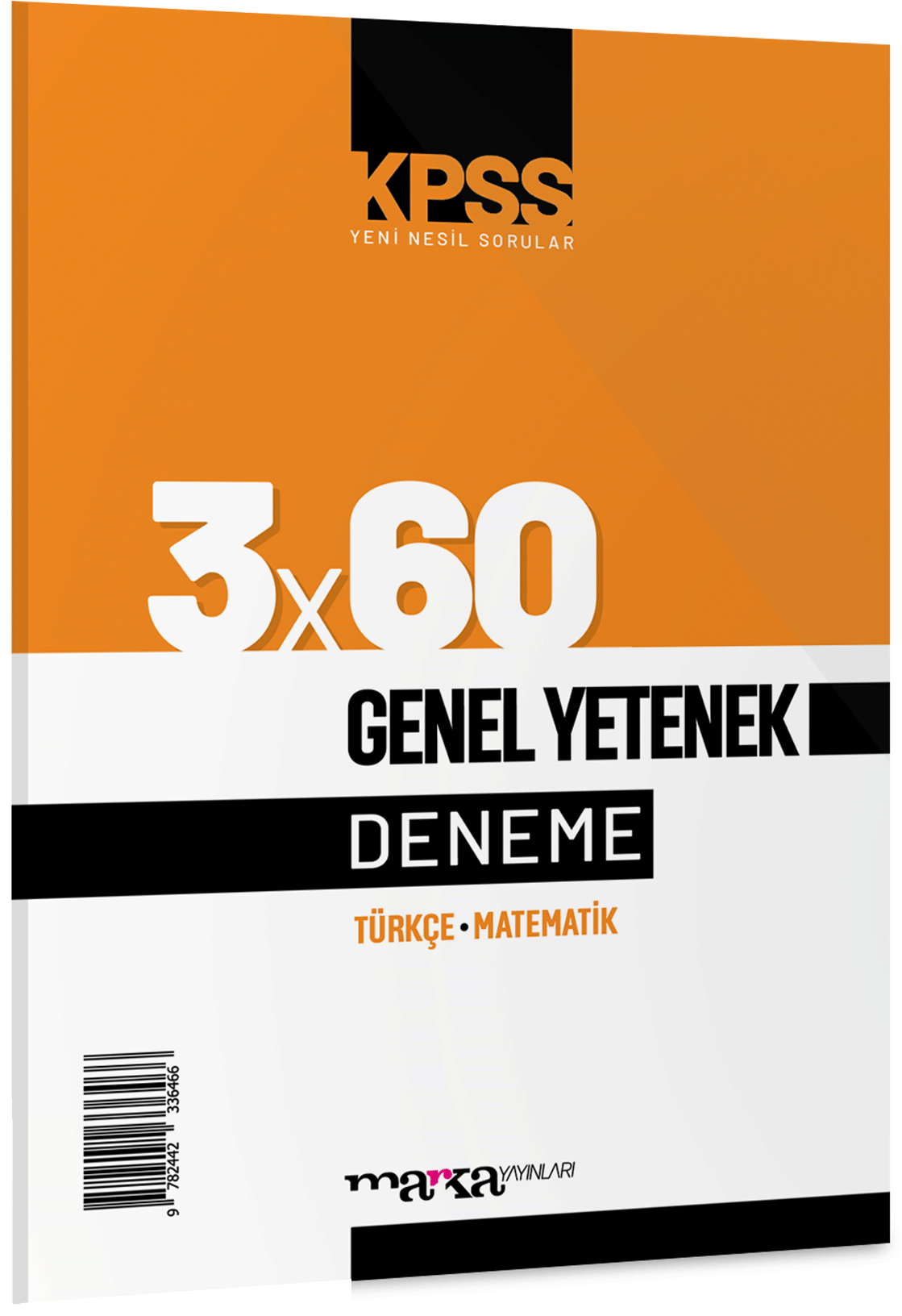 Marka 2025 KPSS Genel Yetenek Türkçe-Matematik 3x60 Deneme Marka Yayınları
