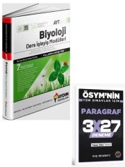 Aydın 2027 AYT Biyoloji Ders İşleyiş Modülleri 7 Modül+ EVP Akademi Paragraf