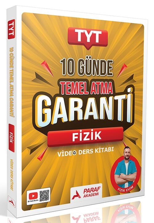 Paraf Yayınları TYT 10 Günde Temel Atma Garanti Fizik Video Ders Kitabı