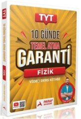 Paraf Yayınları TYT 10 Günde Temel Atma Garanti Fizik Video Ders Kitabı