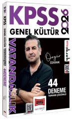 Yargı 2026 KPSS Vatandaşlık 44 Deneme Çözümlü - Özgür Özkınık Yargı Yayınları