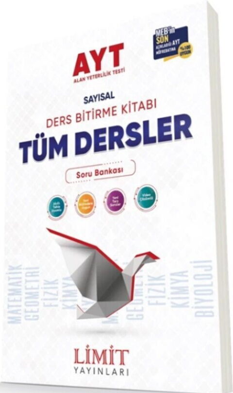 Limit Yayınları AYT Tüm Dersler Sayısal Soru Bankası