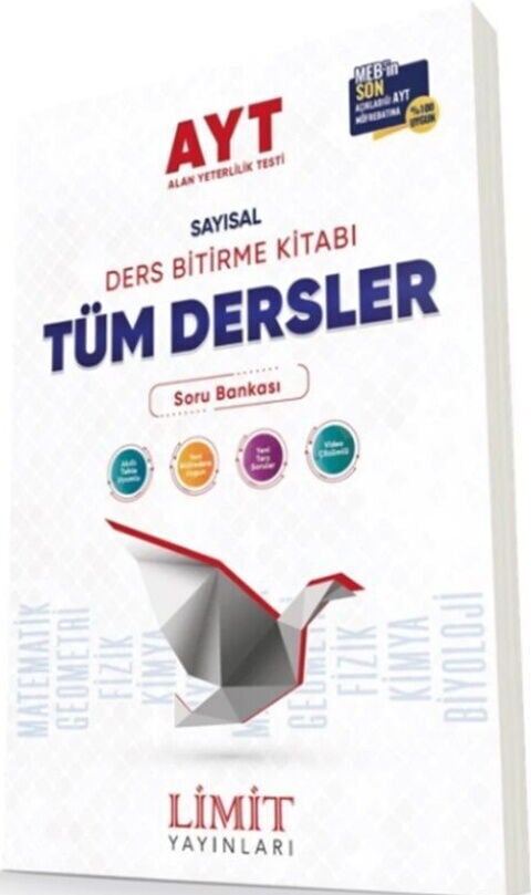 Limit Yayınları AYT Tüm Dersler Sayısal Soru Bankası