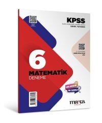 Marka 2026 KPSS Matematik 6 Deneme Çözümlü Marka Yayınlar