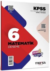 Marka 2026 KPSS Matematik 6 Deneme Çözümlü Marka Yayınlar