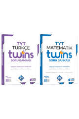 TYT Twins Türkçe Matematik Soru Bankası Seti KR Akademi Yayınları