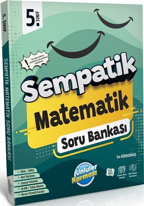 Ünlüler Karması 5. Sınıf Matematik Sempatik Soru Bankası